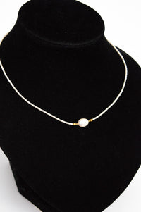 Short Necklaces - One Pearl