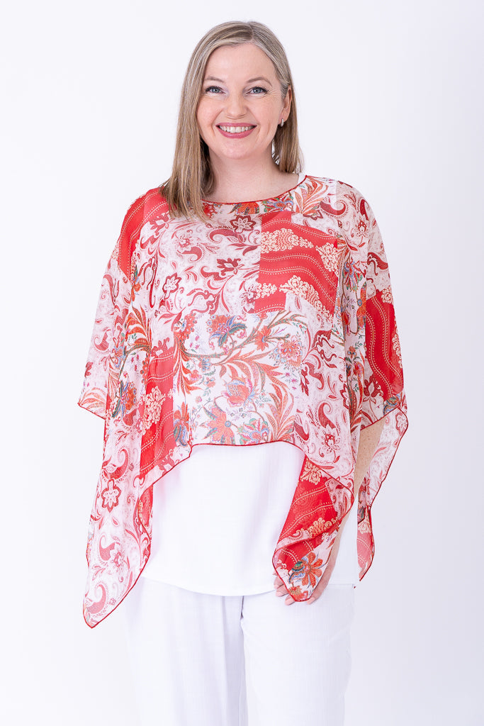 Silk Poncho