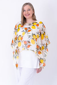 Silk Poncho, Lemonade