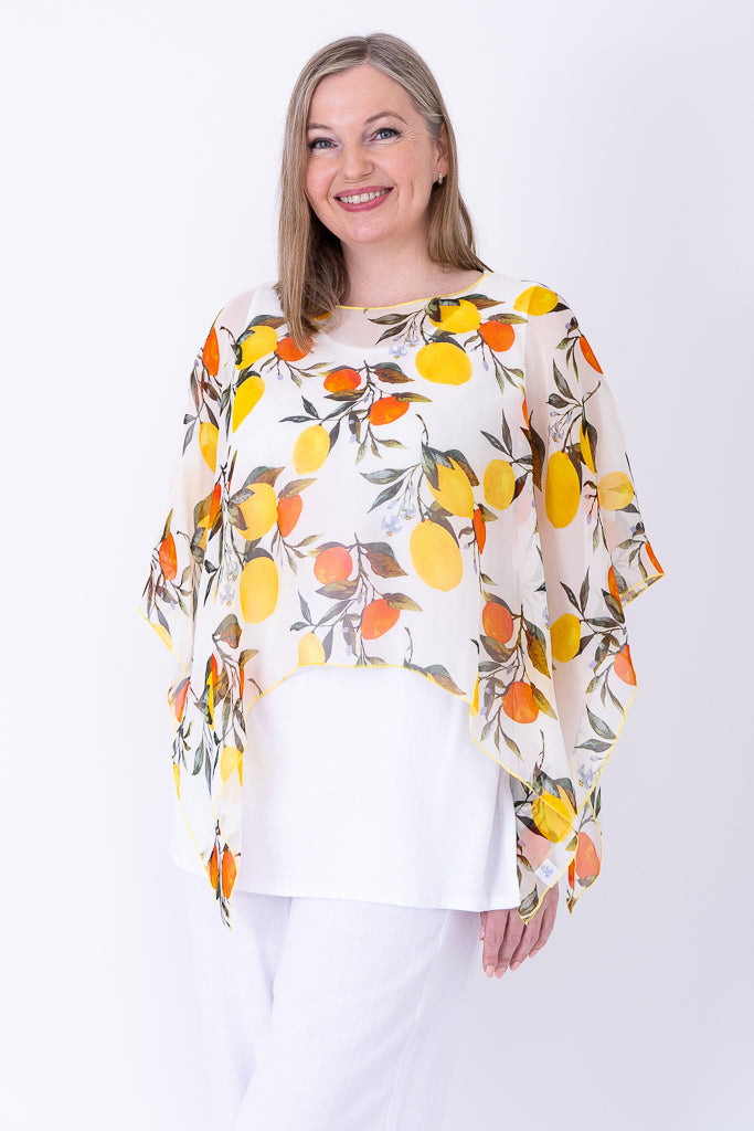 Silk Poncho