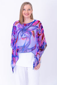 Silk Poncho, Lily Love