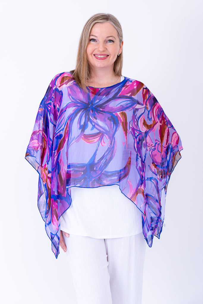 Silk Poncho