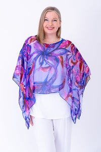 Silk Poncho