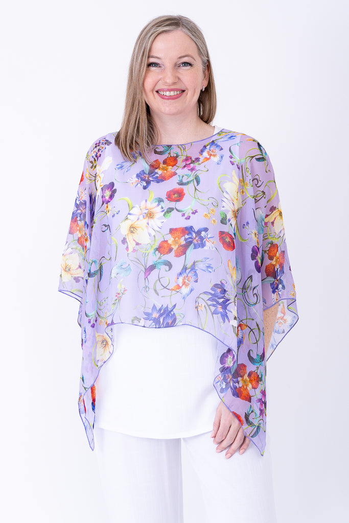 Silk Poncho
