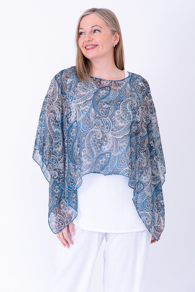 Silk Poncho