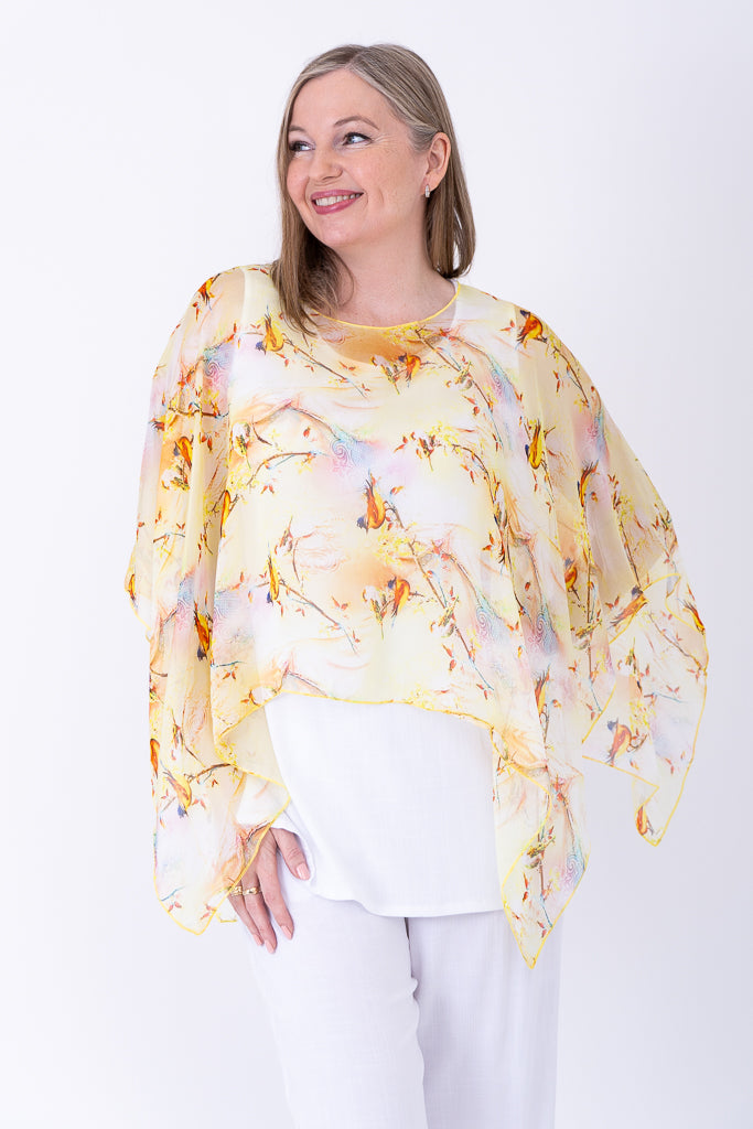 Silk Poncho