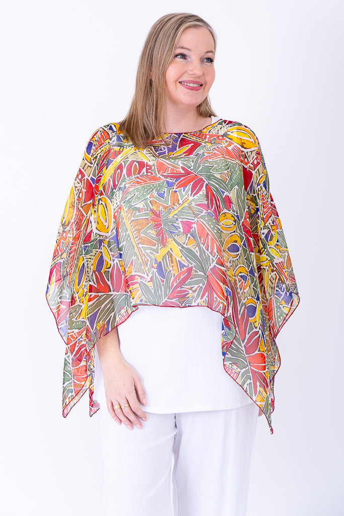 Silk Poncho