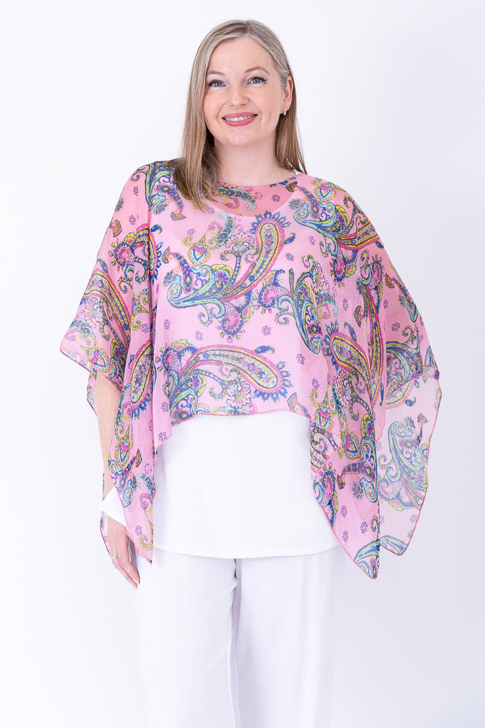 Silk Poncho