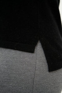 Simmon Sweater, Black, Wool Cashmere