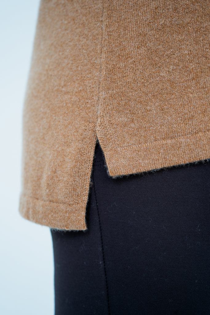 Simmon Sweater, Coffee, Wool Cashmere