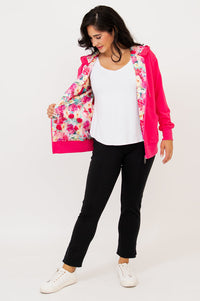 Sky Hoodie, Pink, Cotton