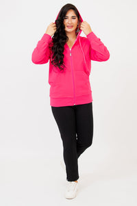 Sky Hoodie, Pink, Cotton