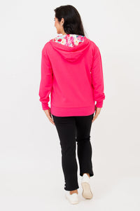 Sky Hoodie, Pink, Cotton