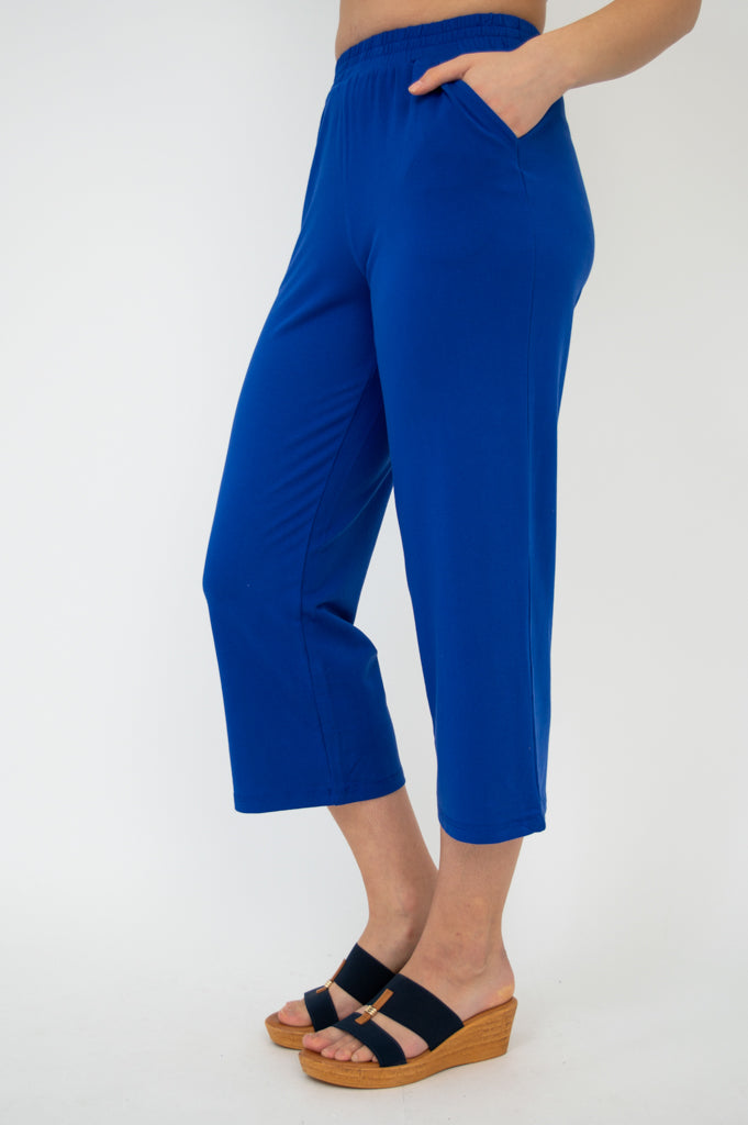 Sky Pants, Cobalt, Cotton