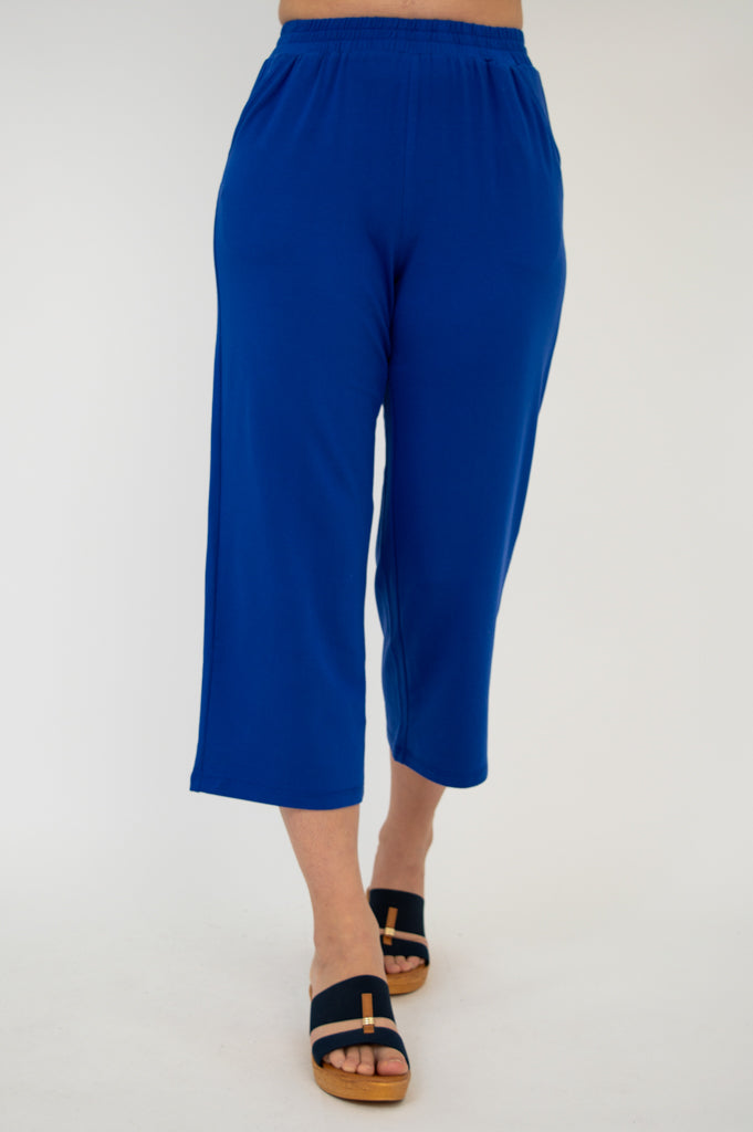 Sky Pants, Cobalt, Cotton