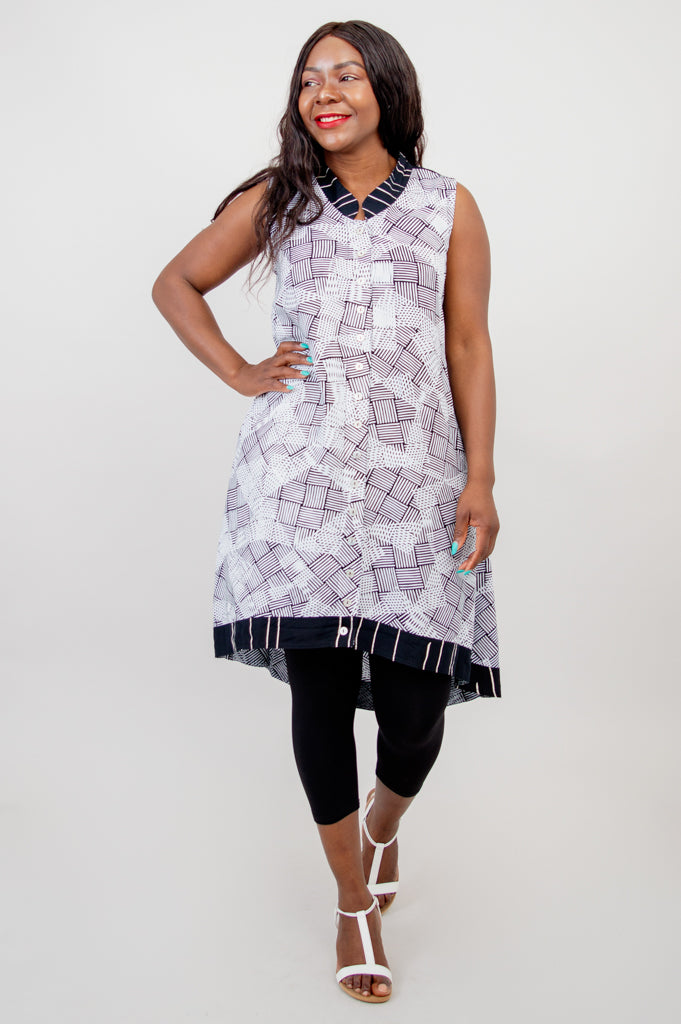 Solah Tunic, Mini Weave - Final Sale