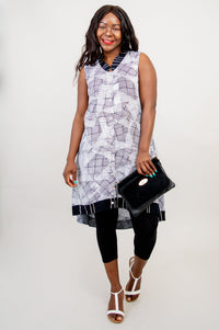 Solah Tunic, Mini Weave - Final Sale