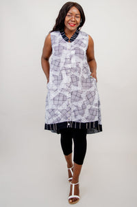 Solah Tunic, Mini Weave - Final Sale