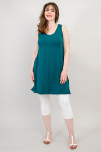 Spirit Dress, Teal, Bamboo