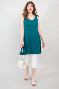 Spirit Dress, Teal, Bamboo