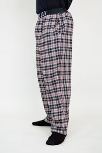 Tanner Pant, Black Plaid, 100% Cotton