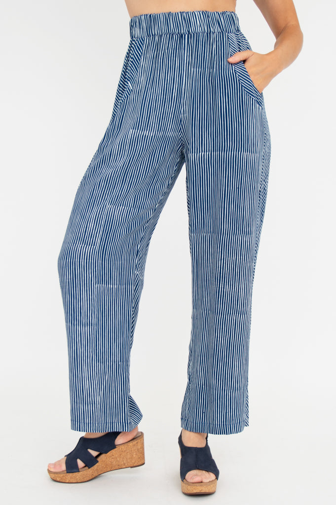 Timo Pant, Indigo Stripe