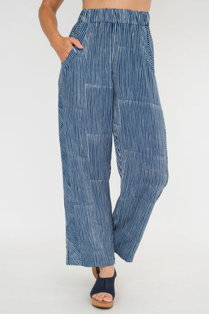 Timo Pant, Indigo Stripe