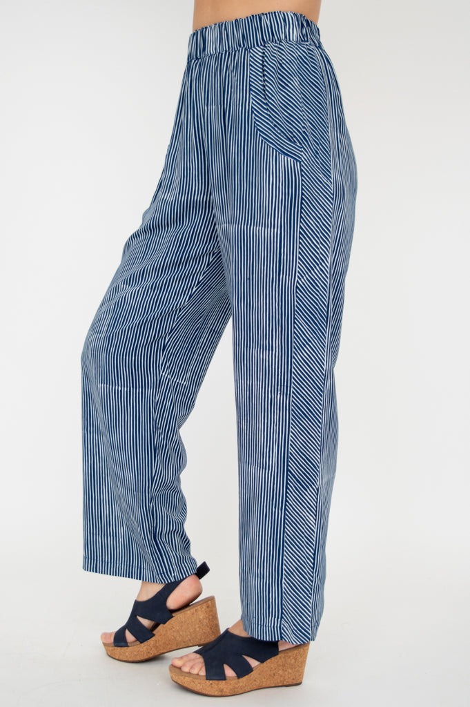 Timo Pant, Indigo Stripe