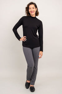 Tonya Top, Black, Bamboo