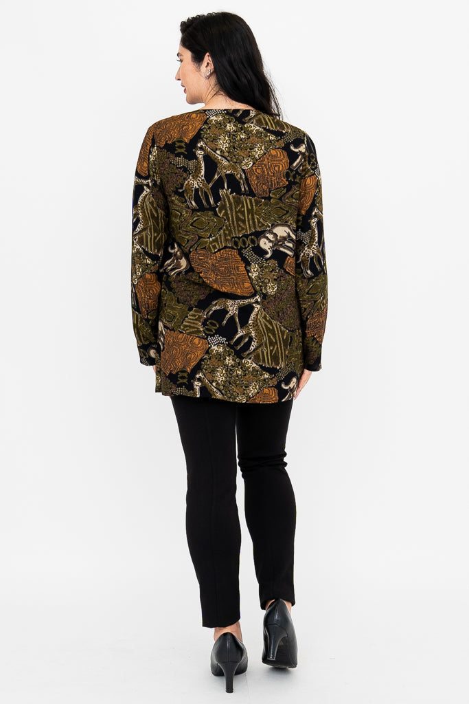 Toucan L/S Jacket, Elephant