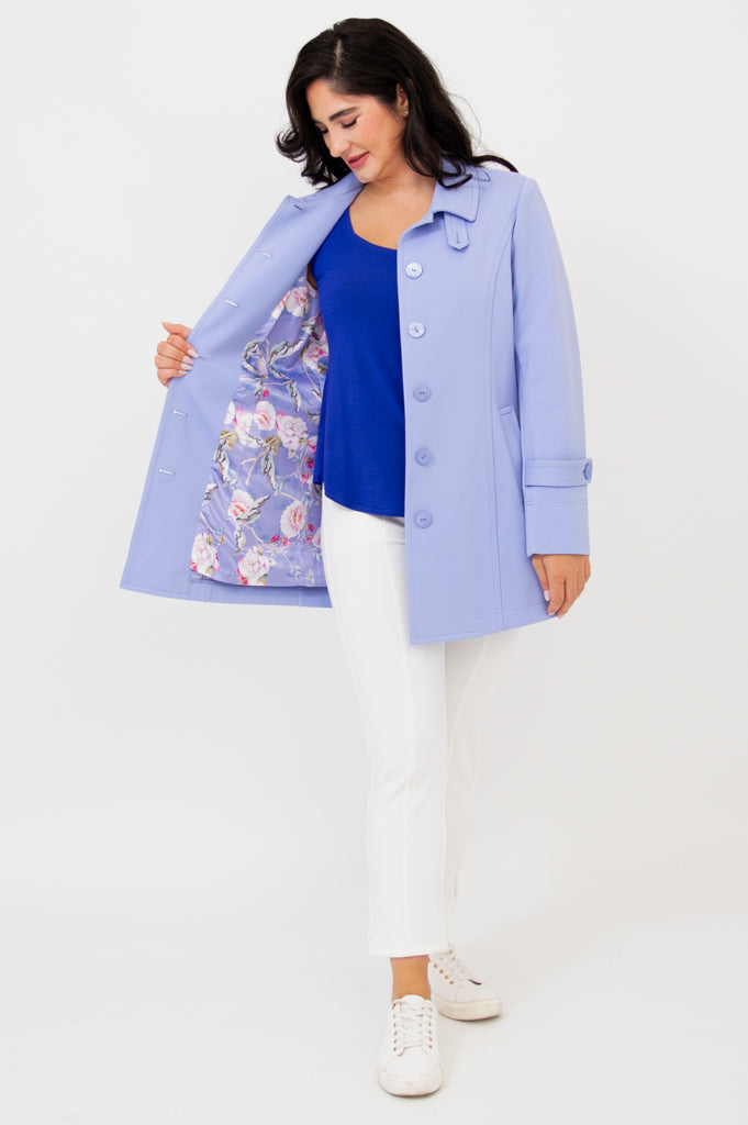Tulip Jacket, Periwinkle, Modal