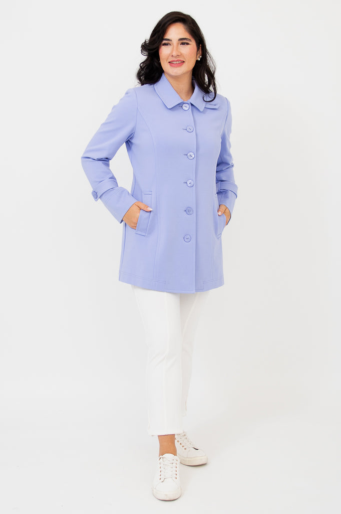 Tulip Jacket, Periwinkle, Modal
