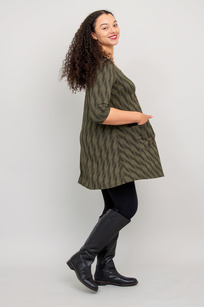 Veronica Tunic, Cedar Forest, Bamboo - Final Sale