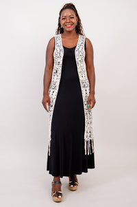 Cream Lace Vest - Final Sale