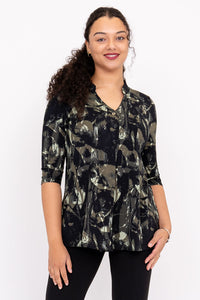 Edwina Top, Khaki Oak, Bamboo