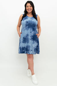 Willow Dress, Tie Dye, Bamboo