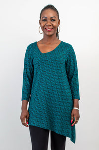 Winnie Tunic, Ocean Waves, Bamboo - Final Sale