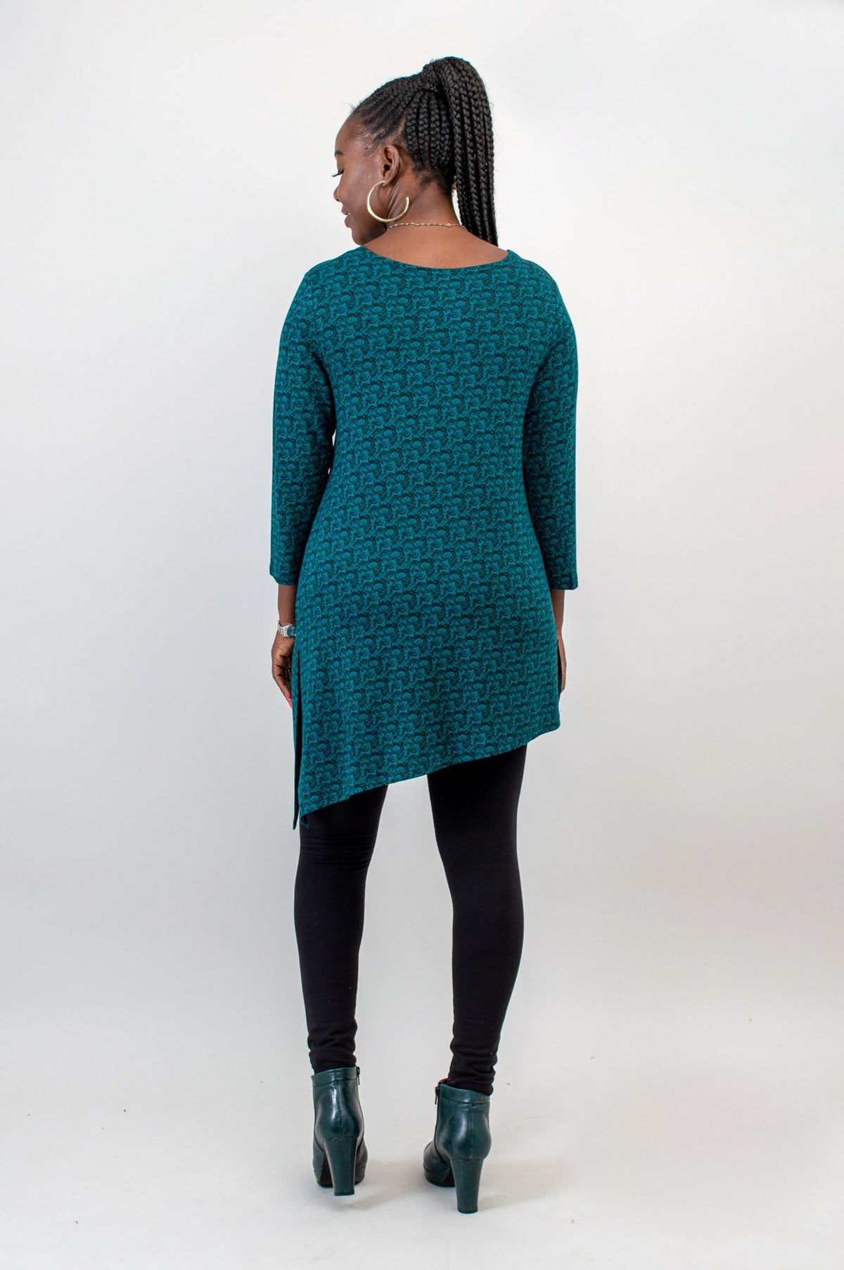 Winnie Tunic, Ocean Waves, Bamboo - Final Sale