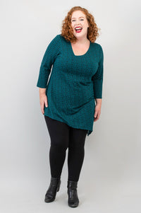 Winnie Tunic, Ocean Waves, Bamboo - Final Sale