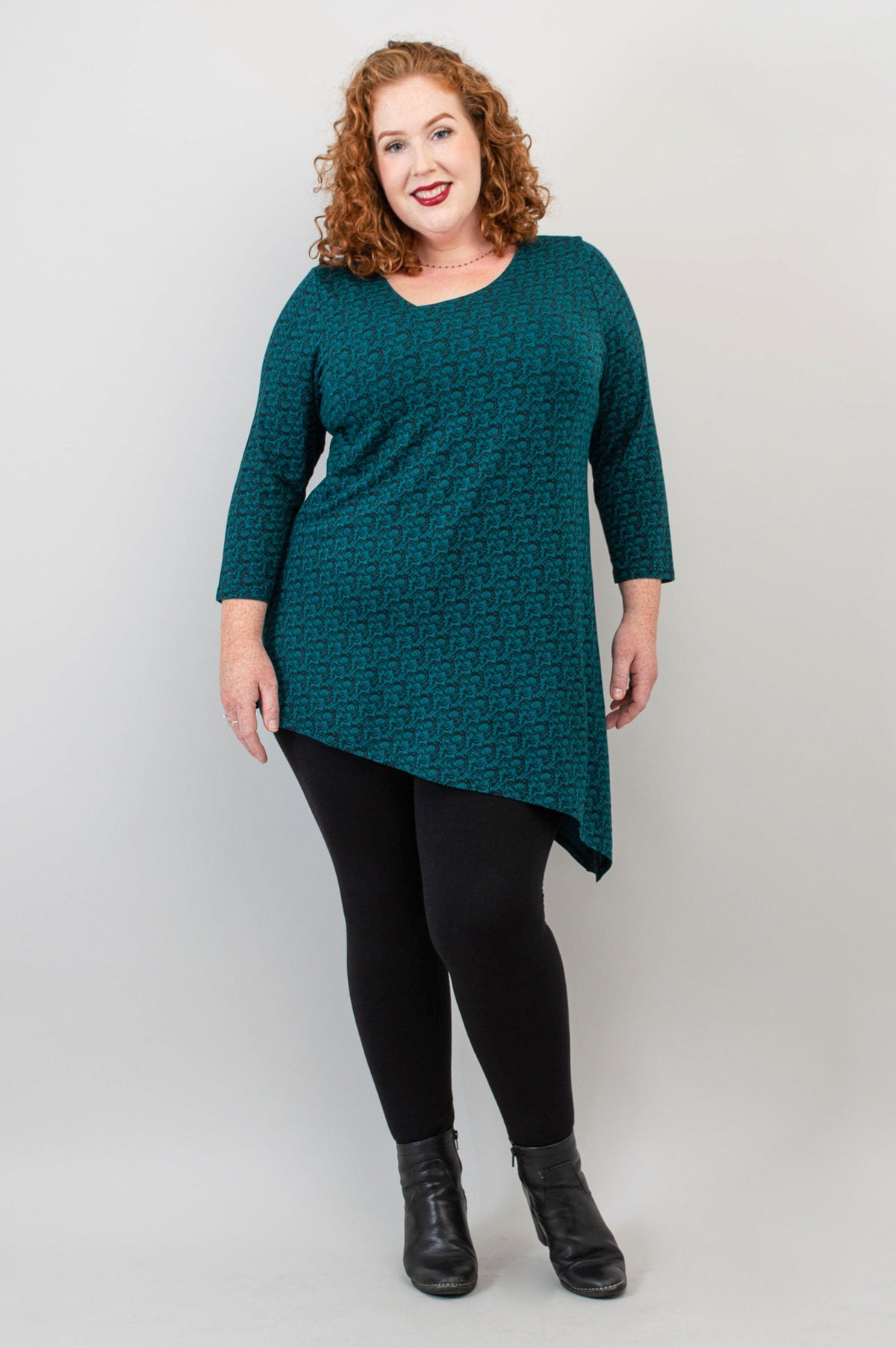 Winnie Tunic, Ocean Waves, Bamboo - Final Sale