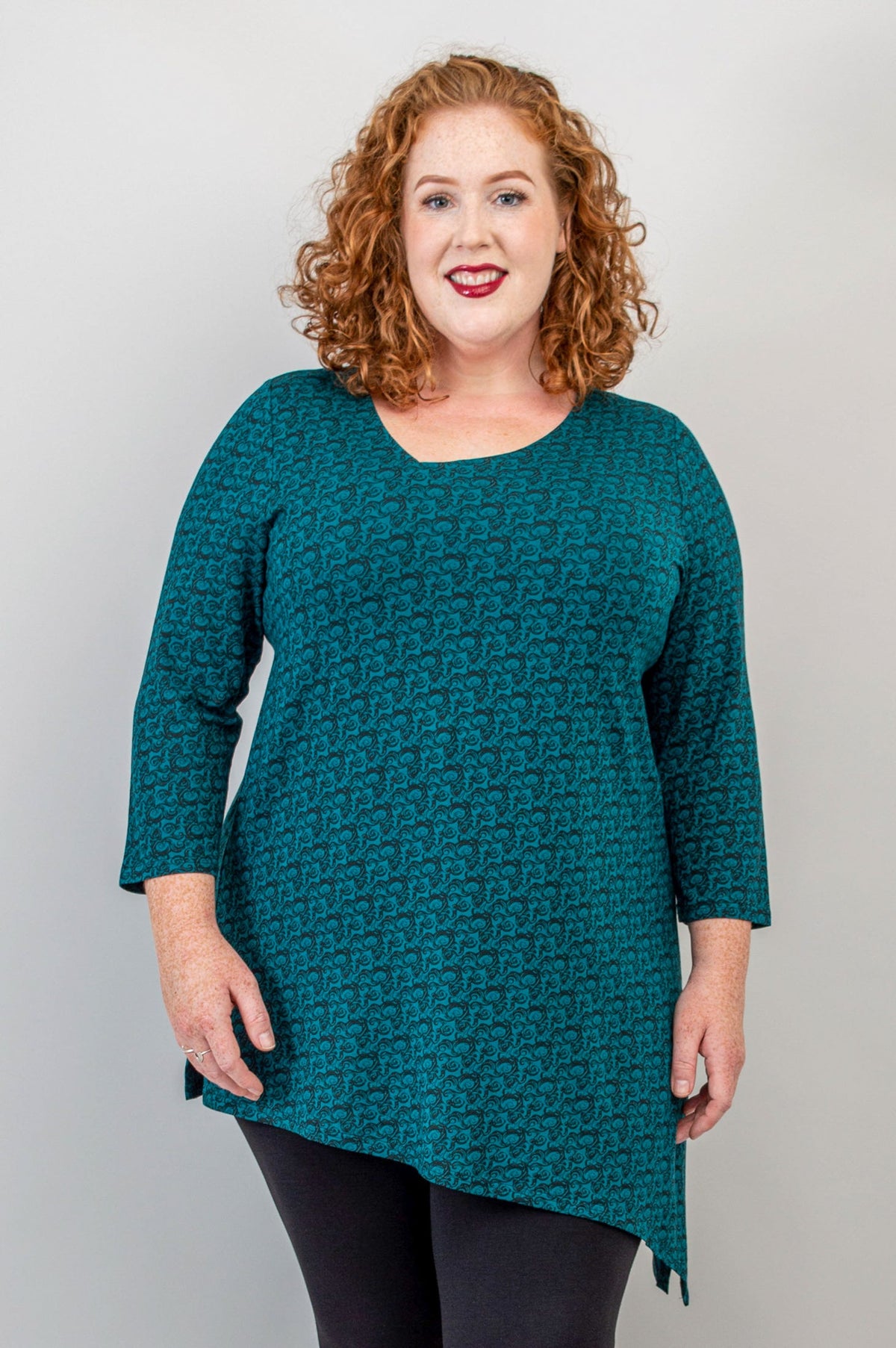 Winnie Tunic, Ocean Waves, Bamboo - Final Sale