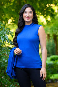 Rita Sweater, Cobalt, Merino Wool