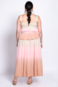 Winsome Tank, Tan Dip-Dye