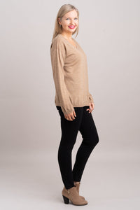 Wishes Sweater, Tanhide, 100% Merino Wool