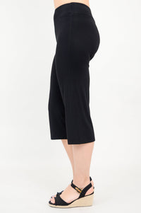 Yoga Capri, Black, Bamboo