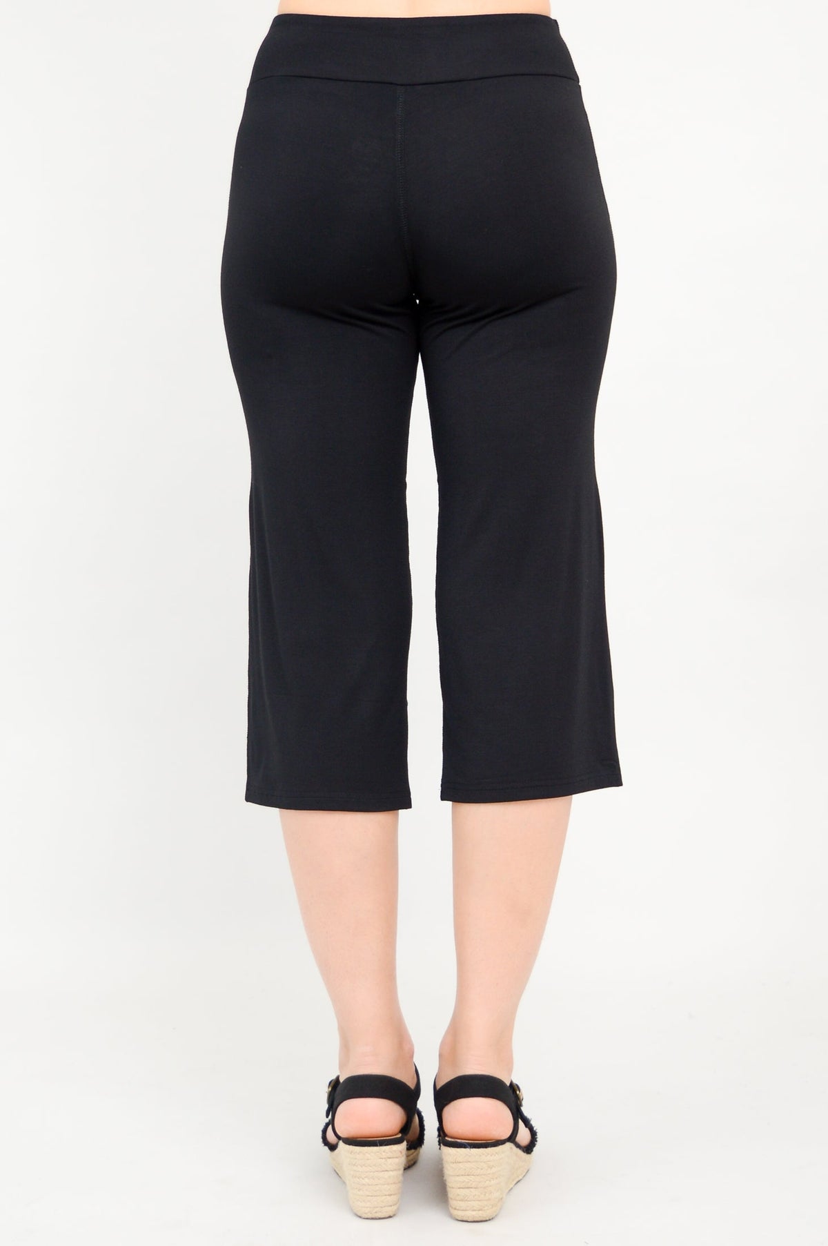 Yoga Capri, Black, Bamboo