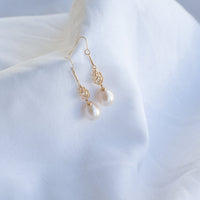 Pearl Droplet A Earrings - Blue Sky Clothing Co