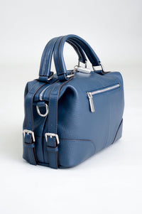 Annie Handbag, Blue, Leather
