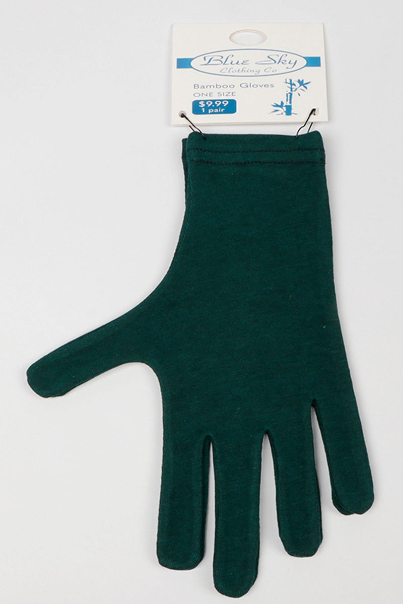 Bamboo Gloves, Pack of 3 pairs, Assorted colours