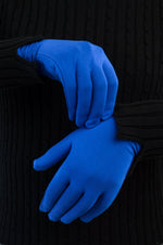 Bamboo Gloves, Cobalt
